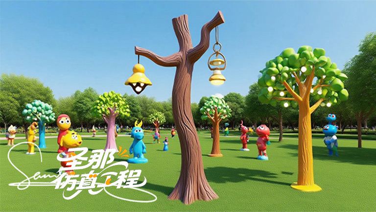 卡通灯杆.jpg 卡通灯杆
