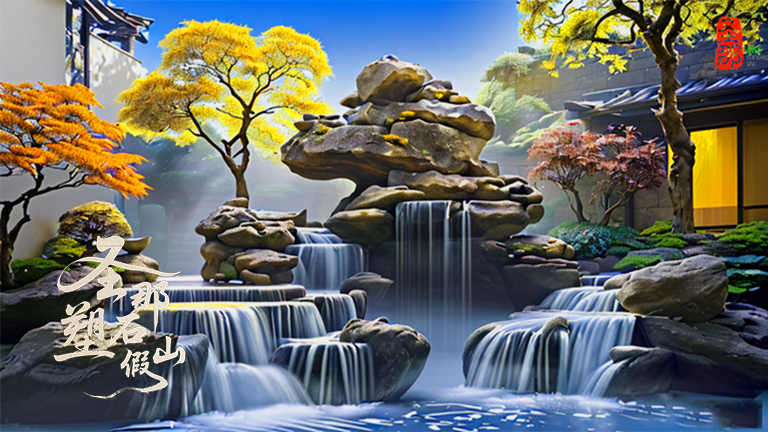 水泥假山
